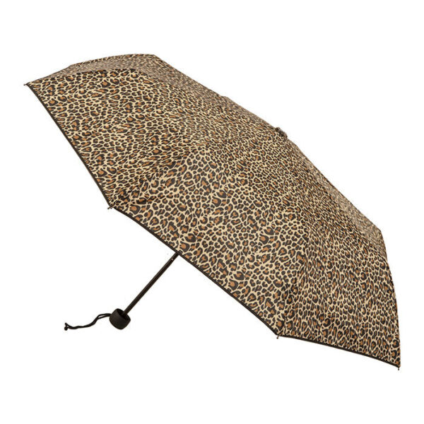 Clifton Piped Edge Folding Umbrella-Safari