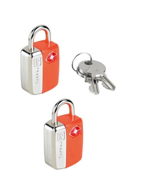 Go Tsa Twin Pack Key Lock Orange Travel Accessories