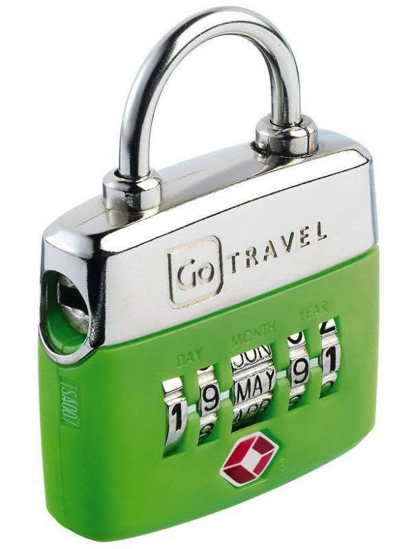 Go Tsa Birthday Lock Green Travel Accessories