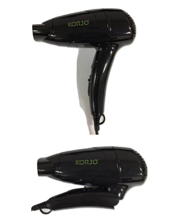 Korjo Foldaway Compact Hairdryer