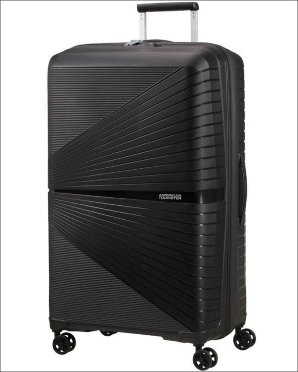 American Tourister Airconic 55Cm 4 Wheeled Carryon Case Onyx Black Luggage