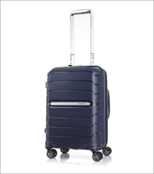 Samsonite New Octolite 2.0 55Cm Small Expandable 4 Wheel Hard Suitcase Navy Cabin Friendly