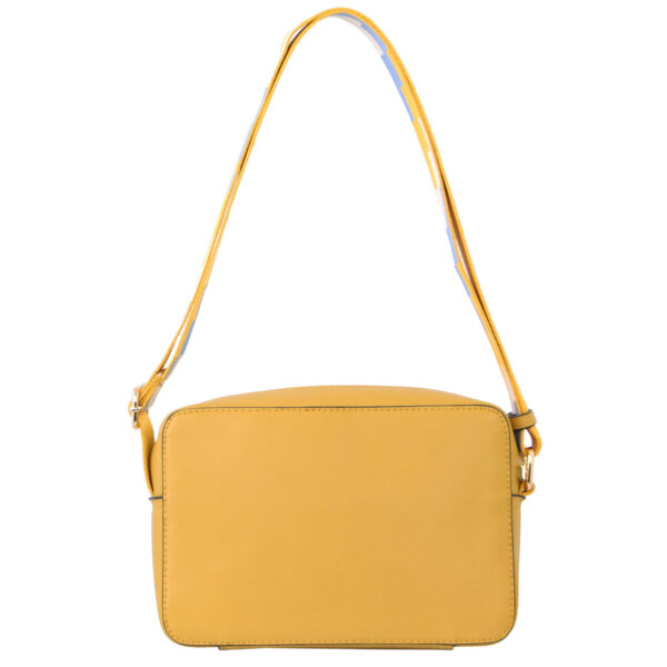 Milleni Ladies Fashion Cross-Body Bag with webbing strap in Yellow