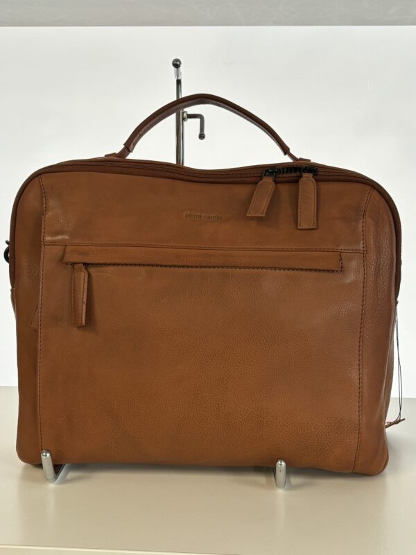 Pierre Cardin Italian Leather Laptop Bag